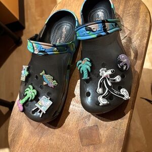 CROCS Unisex Smoke Translucent Steve Harrington Quick strike with Jibbitz Charms